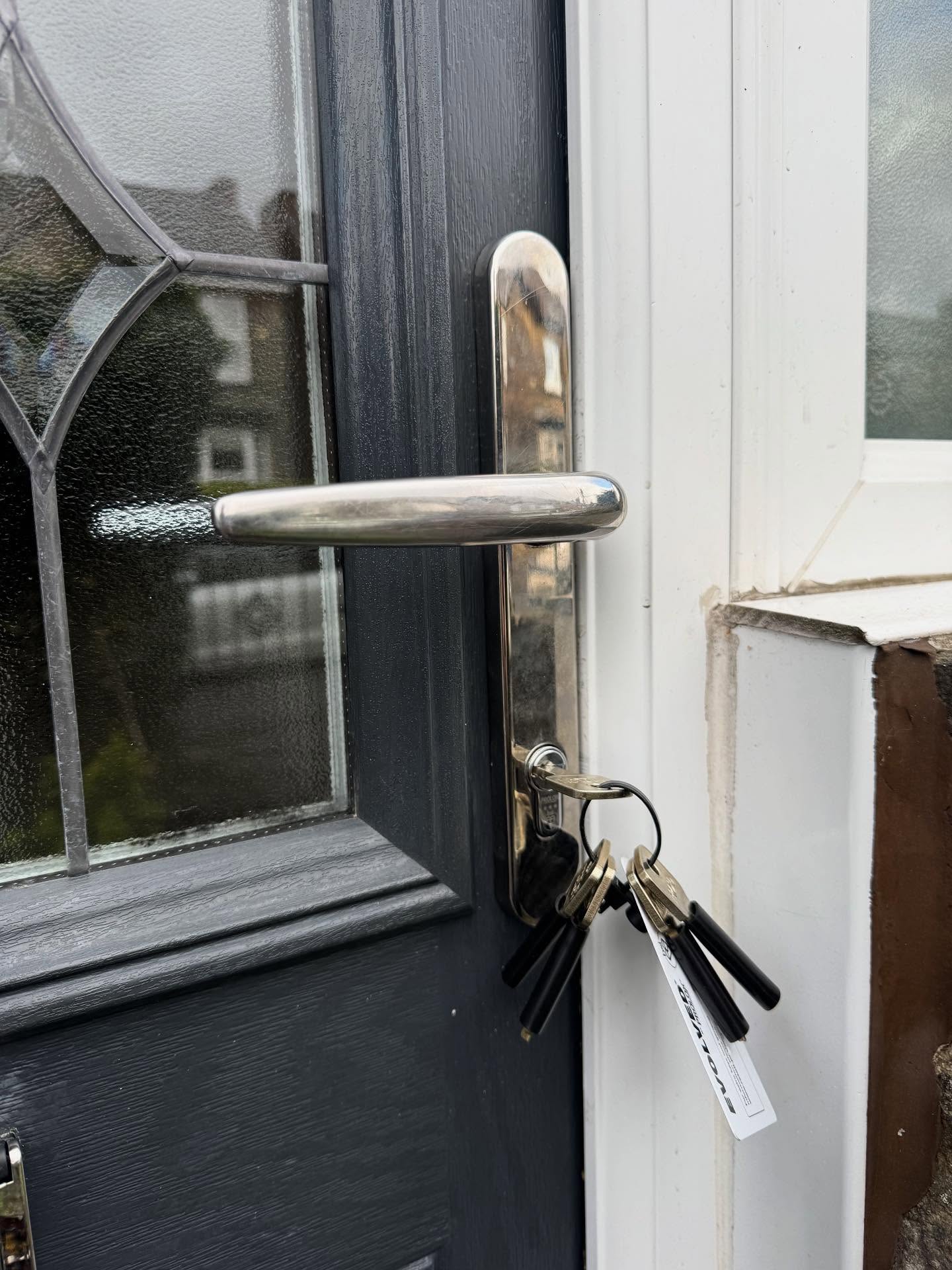 Composite door lock fitted in Chesterfield